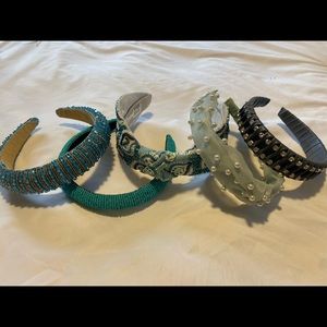 4 blue themed headband set!!!